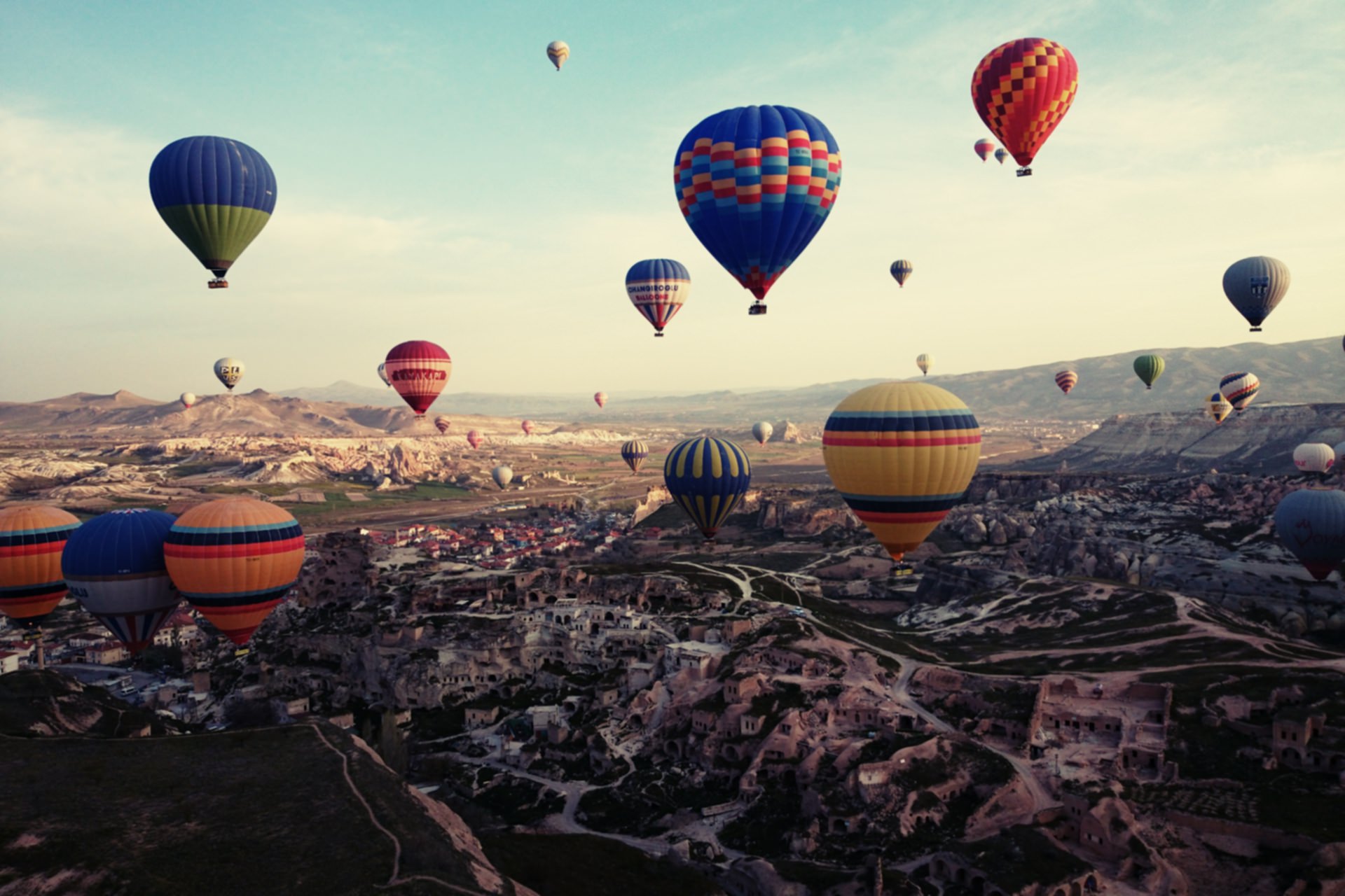 Balloons over Cappadocia